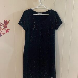 Black sequinned vintage dress